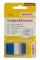 Index Marker im Spender blau, Größe mm: 25 x 43 mm