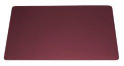 Schreibunterlage mit Dekorrille, PVC, 650 x 520 mm, 2 mm, rot