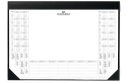 Schreibunterlage mit Kalenderblock, Weich PVC, 25 Blatt, 590 x 420 mm, schwarz