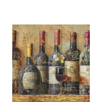 Serviette "Best Wine" 25 x 25 cm 20er Packung