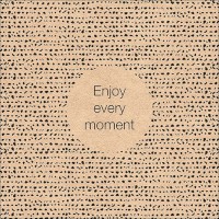 Serviette "Enjoy every moment" recycled 33 x 33 cm 20er Packung