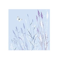 Serviette "Soft Wind blau" Atelier 33 x 33 cm 20er Packung