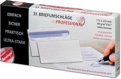 Briefumschläge Professional Format: 112 x 225 mm, ohne Fenster