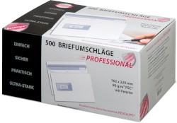 Briefumschläge Professional Format: DIN C5, mit Fenster