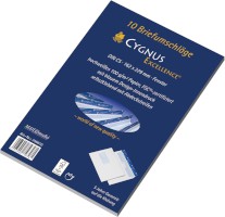 Briefumschläge Cygnus Excellence C5, weiß, Papier: 100 g/qm, Klebung: haftklebend, mit Fenster