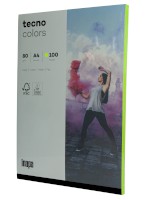 Multifunktionspapier tecno® colors neon grün, Papier: 80 g/qm, DIN A4