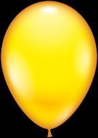 Luftballons rund, 100 Stück gelb