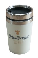 Thermobecher für dich mit Spruch "Schutzengel to go" (ideal für coffee-to-go)