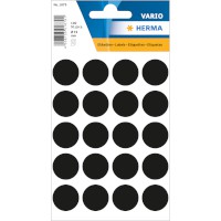 Markierungspunkte, Büropackung schwarz, Durchmesser: 19 mm Ø
