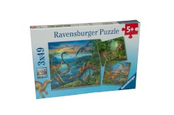 Puzzle 3 x 49 Teile "Faszination Dinosaurier" von Ravensburger