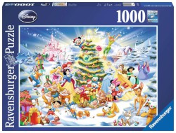 Puzzle 1000 Teile "Disneys Weihnachten" von Ravensburger