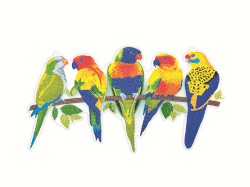 Crystal Art Hängeornament "Parrot Paradise"