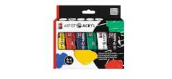 Artist Acryl Set 6x22 ml mehrfarbig