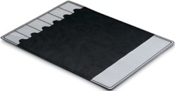 desk pad business schwarz, B x H mm: 640 x 445