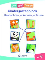 LernSpielZwerge Kindergartenblock mehrfarbig