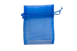 Organza-Säckchen blau