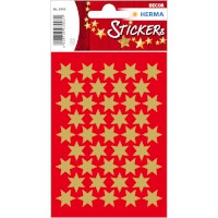 Sticker Weihnachten DECOR "Sterne" gold