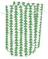 Zugbeutel Weihnachten 2er Modern Forest