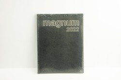 Buchkalender Magnum® für 2022 schwarz, Schaumfolien-Einband