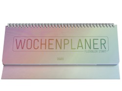Tischkalender Rainbow zum Aufstellen mehrfarbig